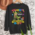 Daddy Dinosaur Shirt Cute Birthday Boy Family Apparel Men Sweatshirt