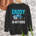 Daddy Is My Hero Police Toddler Police Officer Cop Boys Kids Men Sweatshirt
