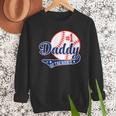 Daddy Of Rookie 1st Birthday Baseball Theme Matching Party Men Sweatshirt