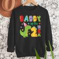 Daddy Of The Two Rex 2Nd Birthday Boy Dinosaur T-Rex Men Sweatshirt