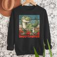 Daddysaurus Father's Day Best Dad T-Rex Papa Men Sweatshirt
