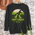 Daddysaurus Rex 2 Kids Sunset Tshirt For Fathers Day Men Sweatshirt