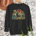 Daddysaurus Rex Dinosaur Daddy Saurus Rex Family Matching Men Sweatshirt