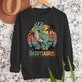 DaddysaurusRex Dinosaur Daddy Saurus Family Matching Dad Men Sweatshirt