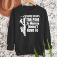 Dads Electrical Lineman Gear Husband & Lineman Wife Men Sweatshirt