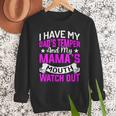 I Have My Dad's Temper & My Mama's Mouth Daughter Kids Men Sweatshirt