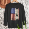 Dance Dad US American Flag Shirt Dancer Dancing Father Men Men Sweatshirt