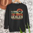 Dog Fathers Day Fur Dad The Man The Myth The Snack Dealer Men Sweatshirt