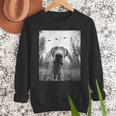 Dog Mom Dad Alien Selfie Weimaraner UFO For Men Women Men Sweatshirt