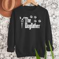 The Dogfather Boston Terrier Dog Dad Tshirt Idea Men Sweatshirt