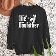 The Dogfather Tee Dad Dog Lover Chihuahua Men Sweatshirt