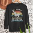 Don't Mess With DaddysaurusRex Daddy Saurus Dinosaur Men Men Sweatshirt