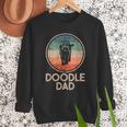 Doodle Dog Vintage Doodle Dad Small Men Sweatshirt