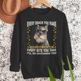 Every Snack You Make Miniature Schnauzer Dog Mom Dad Men Sweatshirt