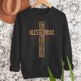 Father's Day For Dad Husband Blessed Dad Christian Men Sweatshirt
