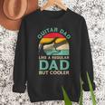 Fathers Day Guitar Dad For Guitarist Music Lover Dad Men Sweatshirt