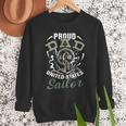 Fathers Day Proud Dad Of A United States Anchor Sailor Men Sweatshirt