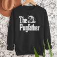 Fathers Day The Pug Father Pug Daddy Papa Fur Dad Dog Owner Men Sweatshirt