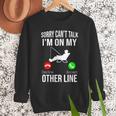 Fishing Dad Men Reel Cool Fish Bass Fishing Men Sweatshirt