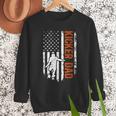 Football Kicker Dad Of A Football Kicker Father US Flag Men Sweatshirt