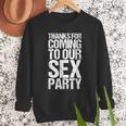 Gender Reveal Mum Dad Party Men Sweatshirt