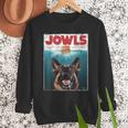 German Shepherd Jowls Hamburger GSG Dog Mom Dog Dad Men Sweatshirt