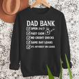 Girl Father's Day Daddy & Dad Of Girls Outnumbered Men Sweatshirt