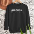 Grandpa Like a Dad But Way Cooler Small Men Sweatshirt