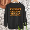 Grumpy Old Man Tee Shirt For Grandfathers Dads Father's Day Men Sweatshirt