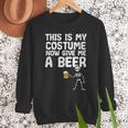 Halloween This Is My Costume Give Me Skeleton Dad Men Men Sweatshirt