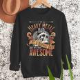 Heavy Metal Cooler Dad Punk Rock Music Lover Men Sweatshirt