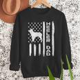 Heeler Dad Flag Vintage Blue Red Cattle Dog Patriot Men Men Sweatshirt