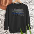 Husband Daddy Protector Hero Police Officer Father Dad Men Sweatshirt