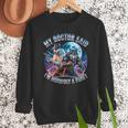 I'm A Beast Alpha Man Alpha Wolves Jokes Dad Papa Alpha Wolf Men Sweatshirt