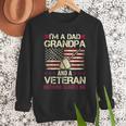 I'm a Dad Grandpa And a Veteran Nothing Scares Me Men Sweatshirt