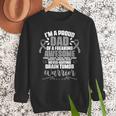 I'm A Proud Dad Brain Tumor Warrior Brain Tumor Survivor Men Sweatshirt