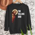 I'm Telling Dad Religious Christian Jesus Meme Men Sweatshirt