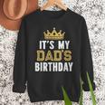 It's My Dad's Birthday Party Family Matching Small Men Sweatshirt