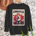 Japanese Art Corgi Dog Mom Dad Men Sweatshirt