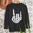 Just A Dad Who Always Came Back 2 Sided Skeleton Men Sweatshirt