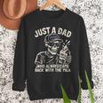 Just A Dad Who Always Came Back With The Milk Shirt Skeleton Men Sweatshirt Just A Dad Who Always Came Back With The Milk Shirt Skeleton Men Sweatshirt