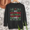 Just Feliz Navi Because I Don't Have A Dad Ugly Christmas Men Sweatshirt