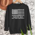 Karate Dad America US Flag Patriot Vintage Men Sweatshirt