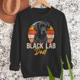 Lab Dad Retro Black Labrador Owner Men Sweatshirt
