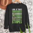 Look At Those Stripes Lawn Mowing Dad Lawn Mower Small Men Sweatshirt