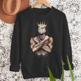 I Am Man King Powerful Dad Afro Melanin Black History Men Sweatshirt