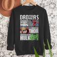 Marvel Father's Day Spider-Man Thor Hulk Dad Attributes Men Sweatshirt