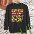 Mom And Dad Mama Birthday Boy Building Bricks Family Party Men Sweatshirt