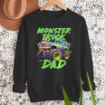 Monster Truck Dad Family Matching Birthday Party Fathers Day Men Sweatshirt