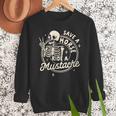 Mustache Dad Father’s Day Save A Horse Ride A Mustache Men Sweatshirt